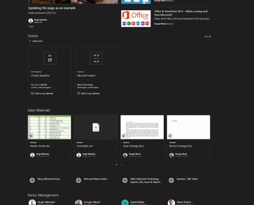 Modern Intranet Offered by Microsoft Partner Valto