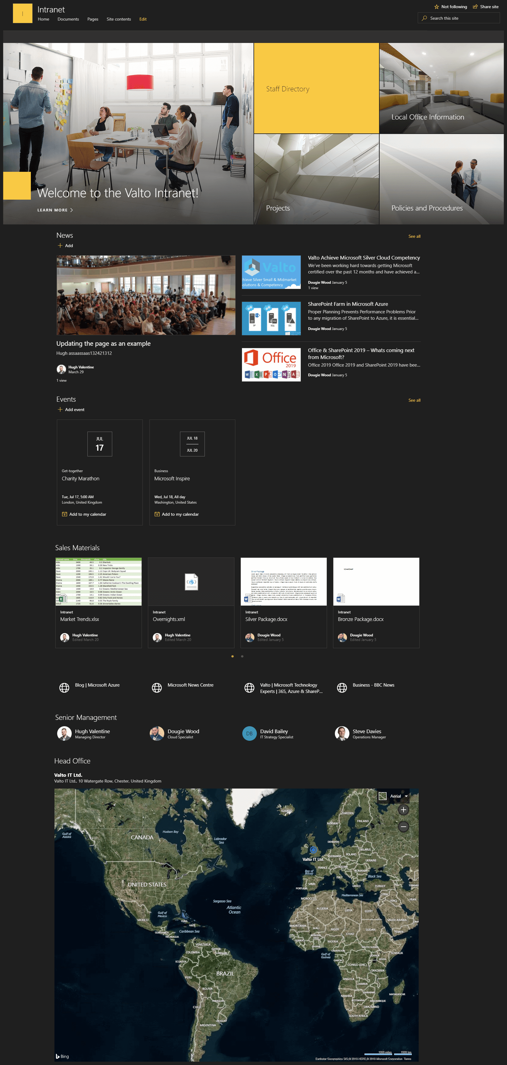 SharePoint Branding Modern Page