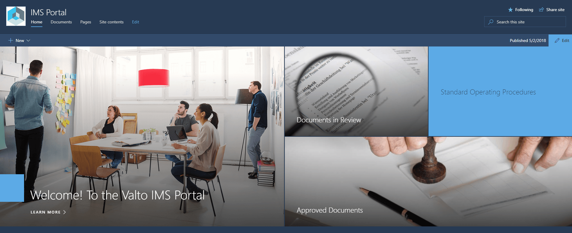 Valto IMS Portal