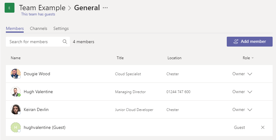 Share content with external users on microsoft teams
