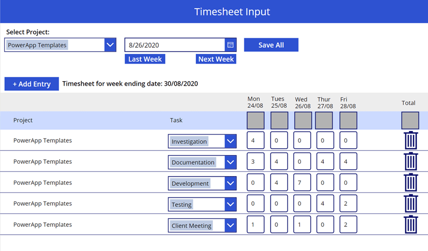 Timesheet 2