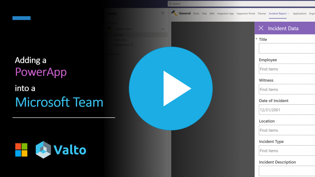 PowerApps in Microsoft Teams