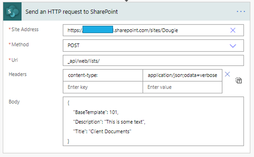 SharePoint http call