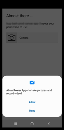 Give permission to PowerApps
