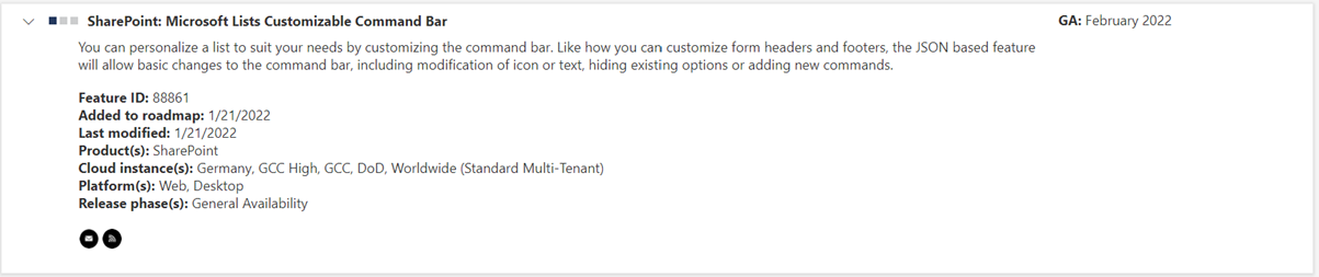 Customising SharePoint command bar