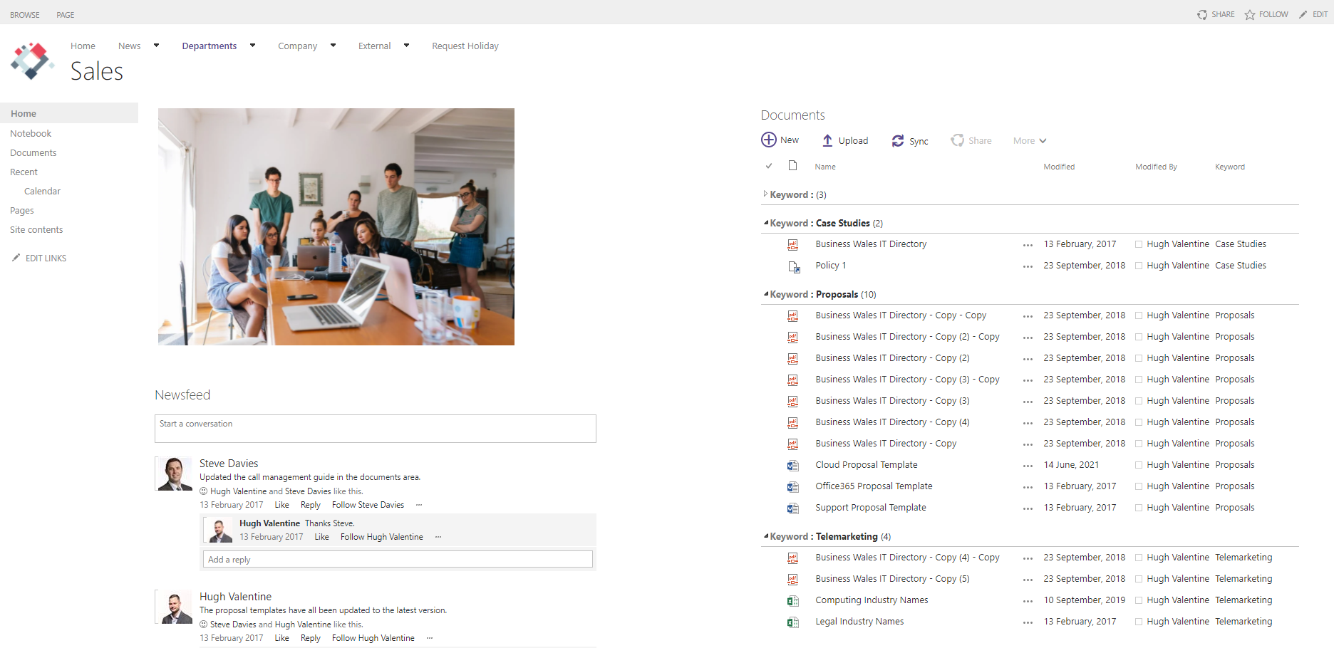 Old Classic SharePoint Experience