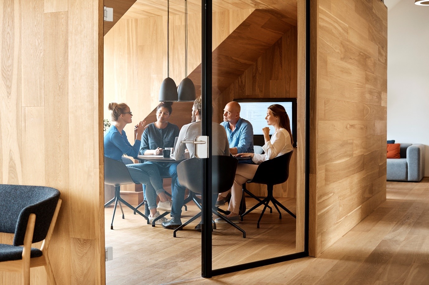 Image of a board room meeting