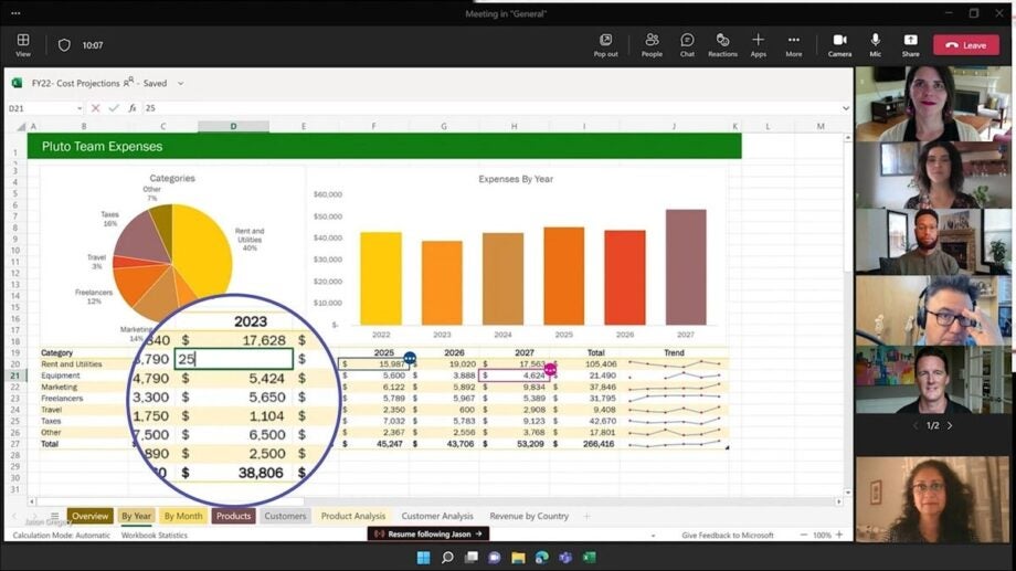 Excel live