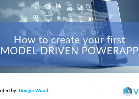 how to create your first model driven power app