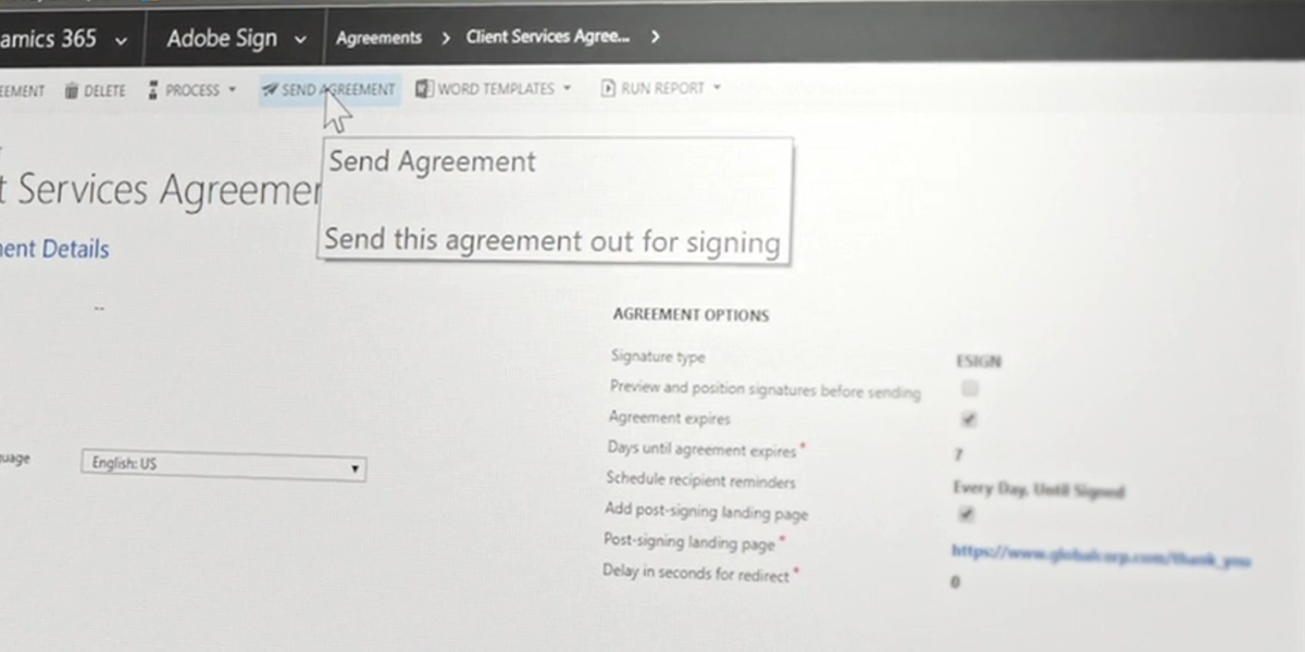Microsoft Dynamics 365 Adobe Sign Integration - Valto