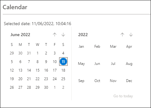 sharepoint framework for calendar control