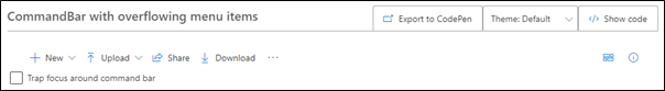 sharepoint framework for command bar control