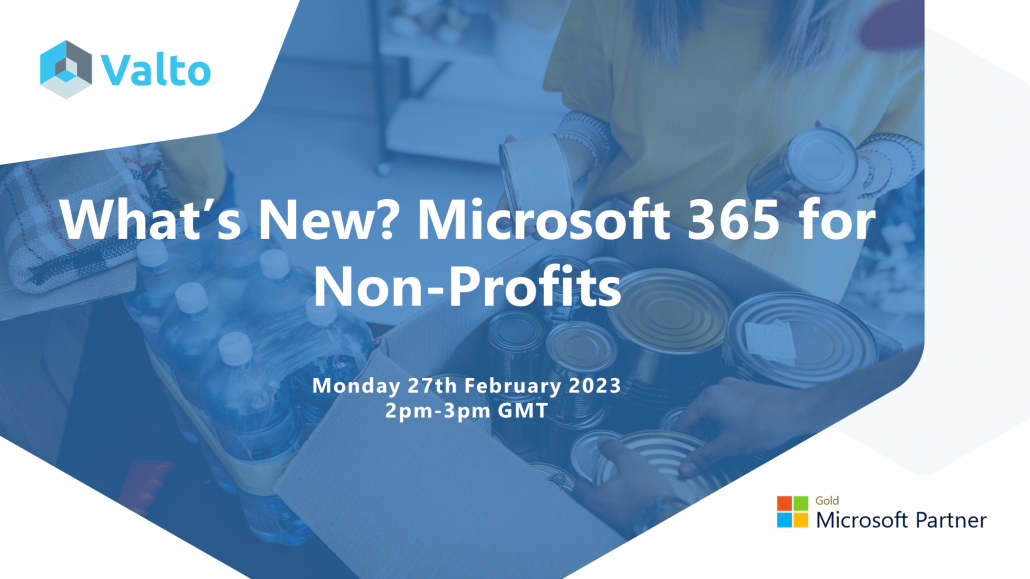 whats new? ms365 for non-profits webinar