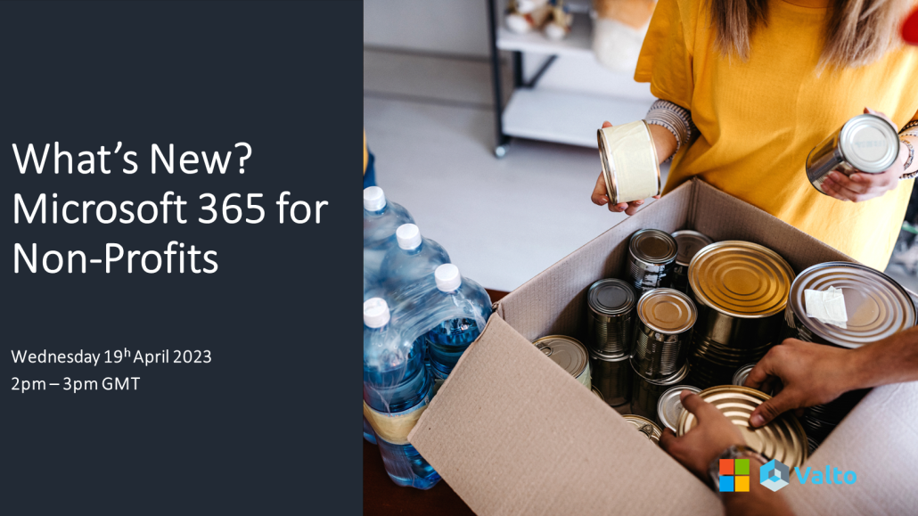 what's new? Microsoft 365 for non profits webinar